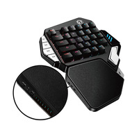 Delux T9X Internet BOX One-handed Keyboard Mobile Gaming Player Battle Grounds Keyboard for Mini Keyboard