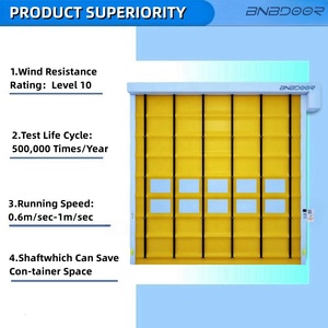 Hot tự động túi khí cảm biến vải công nghiệp nhanh chóng Con lăn màn trập cửa nhanh chóng nhanh chóng cuộn Con lăn PVC gấp tốc độ cao xếp chồng cửa - Product Image 2