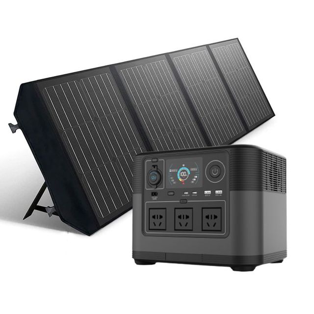 Kenengsen Power Solar Generator 12V Solar Battery Charger Solar Folding Blanket 4*4 Camping Travel 200 W Folding Solar Panel
