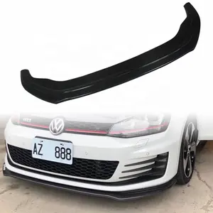 For Volkswagen V W Golf for GTI7 MK7 Carbon Fiber Front Bumper Lip