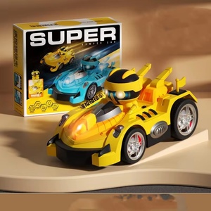 Voiture télécommandée en métal SJY-ZF17 avec lumières et musique, télécommande 50m, utilisation intérieure/extérieure, pour enfants de 5 ans et plus, chargeur inclus - Product Image 2