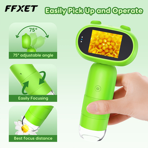 Microlong CM4 Kids Pocket Stereo/Electron for Science Students With USB Camera 1080P Video LED Lighting CM4 USB Camer - Product Image 2