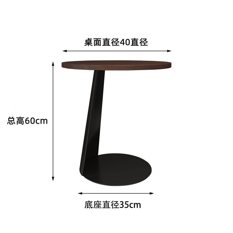 [Couleur bois noyer, bois massif, cadre noir] 40 cm de large, 60 cm de haut