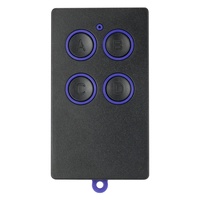 Télécommande universelle à copie automatique 4 boutons pour porte de garage électrique, duplicateur sans fil RF ABS, clone 433 MHz
