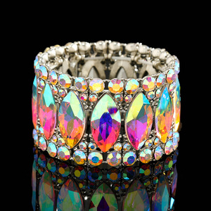 Lei balla danza del ventre accessori Costume in metallo cristallo di vetro strass catena a mano per danzatrici del ventre professionali - Product Image 4