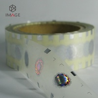 Rouleau de film holographique personnalisé en PET pour documents en papier, estampage à chaud