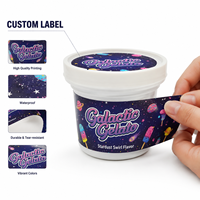Bouteilles en plastique PET de 3,5 à 7 grammes, 100 ml, anti-odeur, pour bonbons, gommes, crèmes glacées, contenants de stockage – Vente en gros