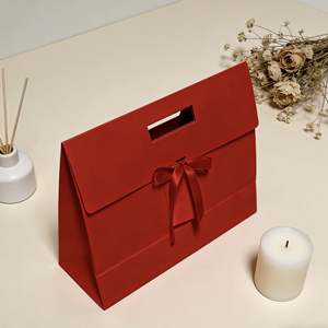 Bolsas Ecológicas Personalizadas Hechas con Materiales Reciclados, con Cinta Decorativa, Ideales para Empacar Recuerdos de Boda - Product Image 4