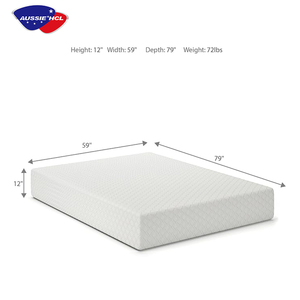 Phòng Ngủ Nệm Cung Cấp Đôi Nữ Hoàng Vua Duy Nhất Kích Thước Giường Cao Cấp Visco Cao Su Thiên Nhiên Gel Bộ Nhớ Bọt Nệm - Product Image 4