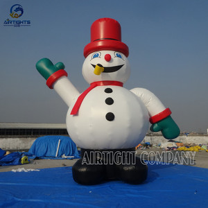 Производитель Китай 18 футов надувной Рождественский снеговик для рождественского наружного украшения - Product Image 2