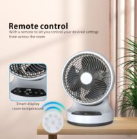 Ventilateur de circulation d'air intelligent de bureau électrique avec écran numérique de 9 pouces et télécommande