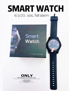 Jam tangan pintar orang tua 4g, arloji cerdas dengan lokasi Gps panggilan Sos deteksi jatuh detak jantung Monitor tekanan darah untuk orang tua - Product Image 4