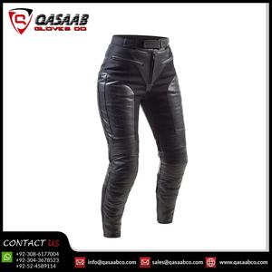 Pantalon de motard en cuir Pu pour hommes, moto, slim, noir, nouvelle collection - Product Image 3