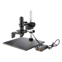 Mikroskop Digital Aluminium FT-Opto FA3D0325BF FOV Besar 2D/3D Monokuler Video Mikroskop Zoom 0.6-5.0X CCD