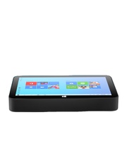 Boîte PC écran tactile complet H9F Self Service tout en un mini ordinateur bon marché 9 "pouces Dual-core Win Pc pour l'école, le parc, la barre d'alimentation