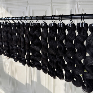 Human Hair <b>Body</b> <b>Wave</b> Bundles Raw Hair Natural Color Full and Thick Texture Wholesale Supply - Product Image 3