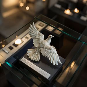 Broche de Aleación de Cobre con Perla de Agua Dulce <span class=keywords><strong>para</strong></span> Mujer, Madre, Niñera, Diseño <span class=keywords><strong>Original</strong></span> de Paloma de la Paz, Elegante y Noble, Chapado en Plata, Regalo al por Mayor - Product Image 4