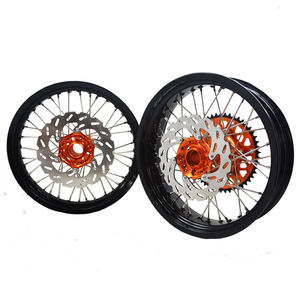 Juego de ruedas de radios de aleación de 17 pulgadas para <span class=keywords><strong>KTM</strong></span> EXC SXF, <span class=keywords><strong>Supermoto</strong></span>, alta calidad, cantidad mínima, <span class=keywords><strong>precio</strong></span> de fabricante - Product Image 2