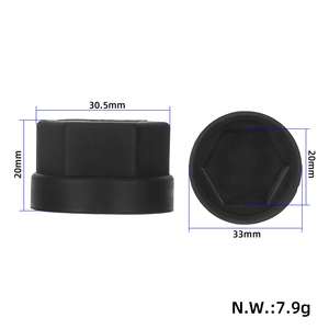 Tapa de plástico negra para eje de balancín de patinete Kukirin G3 Pro G2 Master G4 Max, a prueba de óxido, desde almacén de la UE - Product Image 2