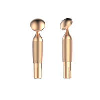 Appareil de massage facial portable doré pour usage domestique – Soin quotidien de la peau pour le nettoyage et l'application de soins