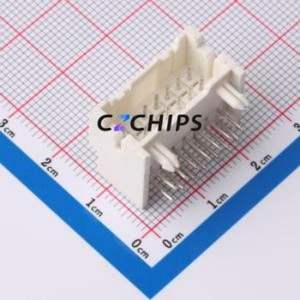 HC-XAD-2*7AW-05 Wire-to-Board Pin Header Bent Lead Through Hole,P=2.5mm Connector 2x7P 2.5mm Right Angle Insert XAD - Product Image 1