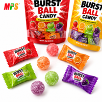 Healthy Assorted Fruit Flavored Fruit Jam Stuffed Sweets Sugar Free Sour Hard Candies