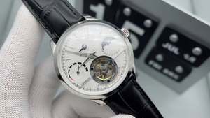 Reloj Mecánico Automático Tourbillon OEM de Alta Calidad 2026, Reloj de Pulsera Multifuncional con Diseño de Luna y Estrellas para Hombre - Product Image 2