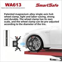 SmartSafe WA613 Aligneur de roues 3D sans fil, hydraulique à quatre cylindres, installation facile, alignement de précision, écran LED, 200 tr/min