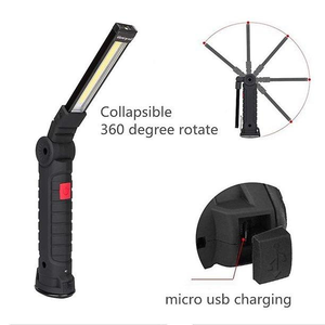 Lampe de travail LED COB pliable rechargeable magnétique portable pour réparation automobile, garage, urgence extérieure WD-52 WD-52 - Product Image 6