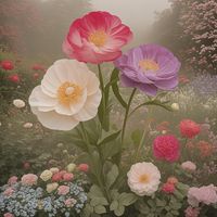 Große, Realistische Papierblumen, Künstliche Moderne Handgefertigte Blumen für Schulanfang, Chinesisches Neujahr, Weihnachten, Umweltfreundlich