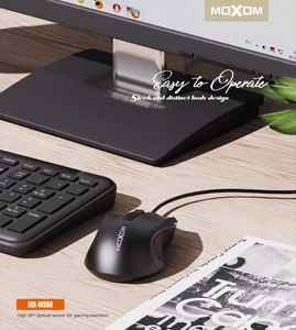 Chuột Chơi Game MOXOM Có Dây Máy Tính Chuột Quang <span class=keywords><strong>USB</strong></span> Chuột Văn Phòng Cho Mac Máy Tính Xách Tay <span class=keywords><strong>Windows</strong></span> - Product Image 2