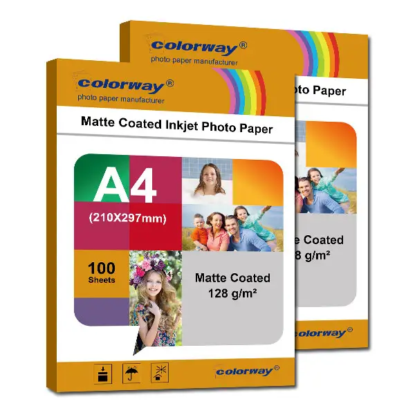 doppelseitiges matte beschichtetes fotopapier 140 g 220 g 250 g für tintenstrahl-fotopapier A4 A3 4R rollengröße