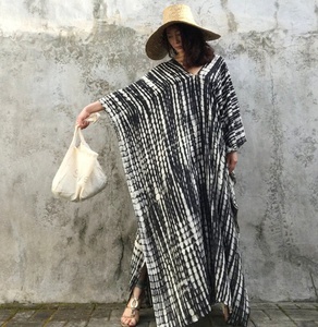 Vêtements pour femmes, caftan Long d'été, en rayonne, fait à la main - Product Image 1