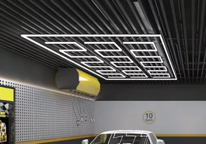 <span class=keywords><strong>Precio</strong></span> de fábrica Hexágono Led Light Car <span class=keywords><strong>Detailing</strong></span> Light Car Showroom Lámpara Taller de reparación de automóviles Luz Led - Product Image 5