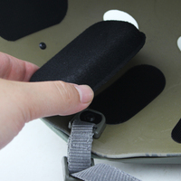Casque rapide de protection tactique tout-terrain noir pour hommes et femmes avec logo personnalisé avec boucle de ceinture de réglage