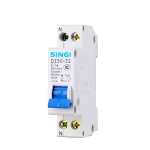 Dpn Air Switch 10amp 3kA Miniature Circuit Breaker Mcb Breaker Dz30-32 Safety Electrical Mini