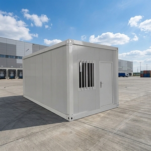 Casa Contenedor Prefabricada Moderna de 20 pies con Estructura de Acero, Aplicación Transpirable Sin Herramientas para <span class=keywords><strong>Apartamentos</strong></span> - Product Image 1