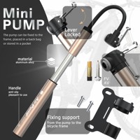 Pompe à vélo de montagne BAIMEI mini légère haute pression avec valve 120 PSI pour accessoires de gonflage de pneus de vélo
