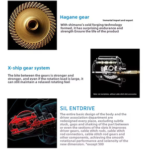 Moulinets de pêche en métal SAHARA du Japon pour la pêche en eau douce et salée, la pêche en roche, lancer longue distance avec bobine peu profonde pour eaux peu profondes - Product Image 4