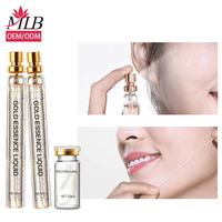 Fil de collagène coréen sans aiguille, ligne de protéine d'élastine d'or Soluble, protéine de soie Absorbable, resserre le visage