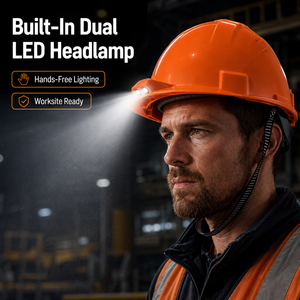 Casque de chantier sans fil avec radio bidirectionnelle UHF <span class=keywords><strong>PMR446</strong></span> sans licence, <span class=keywords><strong>talkie</strong></span>-<span class=keywords><strong>walkie</strong></span> intégré au casque - Product Image 4