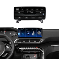 Cadre de montage de tableau de bord pour autoradio Android 12,3 pouces pour PEUGEOT 4008/5008 2018-2022, compatible LHD et RHD