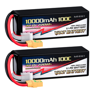 VANT Großhandelspreis HV Drohnen-Akku 6S 22,8V 6,5Ah/7,5AH/8AH/9AH/10Ah 100C FPV Lipo-Akku für FPV Quadcopter XT60 - Product Image 6