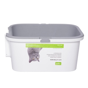 <span class=keywords><strong>Bac</strong></span> à litière Portable pour chats, de haute qualité, fabriqué en PP, écologique et solide - Product Image 6