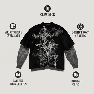 Camiseta de Moda con Capucha, Manga Regular, Estampada, Tejida, de Poliéster/Algodón, Transpirable, Cuello Oversize, Nueva, Estilo Y2K, Casual para Hombre - Product Image 2