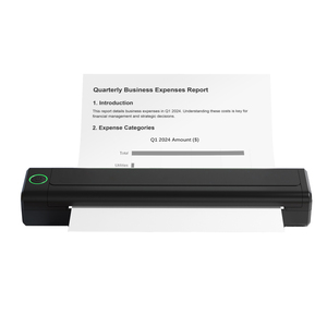 Máy in ảnh, tài liệu bỏ túi NEWYES Bluetooth, máy in nhiệt không dây kỹ thuật số di động khổ A4 - Product Image 2