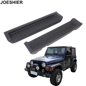 JOESHIER Vente en gros d'usine, marchepieds latéraux tout-terrain en alliage d'aluminium de haute qualité 4x4 pour Wrangler TJ 1997-2005 - Product Image 2