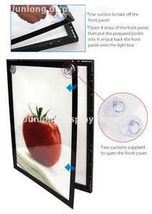 2025 từ khung nhôm hồ sơ LED hộp đèn nhà hàng thức ăn nhanh LED Bảng menu - Product Image 3