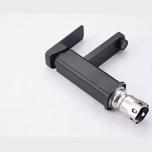 Grifos de Lavabo Monomando de Acero Inoxidable para Montaje en Cubierta con un Solo Orificio para Baño - Product Image 2