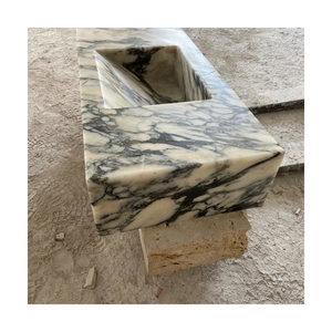 Custom Modern Natural Marble Bathroom Stone Lavatory - Product Image 3